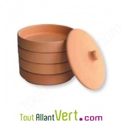 Germoir en terre, 3 �tages pour graines � germer bio