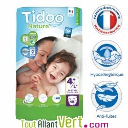 Couches jetables �cologiques Tidoo