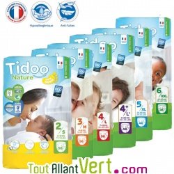 Couches jetables �cologiques Tidoo