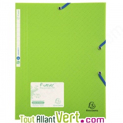 Chemise PP recycl� 3 rabats vert, Forever