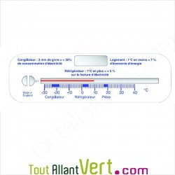 Thermom�tre horizontal 3 en 1 maison, cong�lateur et frigo �conomie �nergie