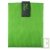 Sac ajustable et set de table Vert pour sandwich ou gouter, reutilisable