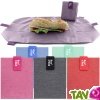 Emballage sandwich et set de table rutilisable et lavable, textile, 54 x 32cm
