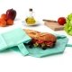 Sac emballage alimentaire et set de table Vert pour sandwich � emporter