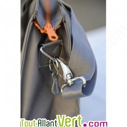 Sac isotherme recycl� gris ardoise pour emporter son repas