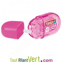 Mini Roller de correction recycl� rose,  Eco-Logo