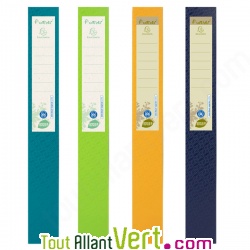 Bo�te de classement turquoise PP recycl�, Dos 40mm, Forever