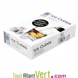 Gla�ons r�utilisables en inox, lot de 4