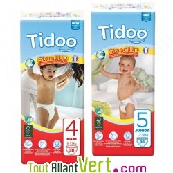 Culottes d\'apprentissage jetables �cologiques Tidoo