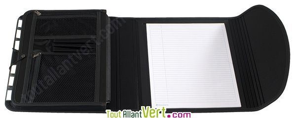 Organiseur mobile Trieur 6 compartiments EXAFOLIO avec bloc-notes recycl�