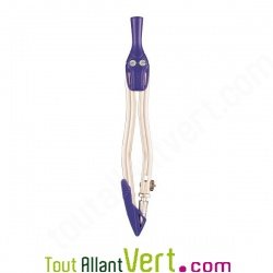 Compas en acier avec mine et bague pour l\'cole