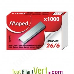 Agrafe 26/6, lot de 1000