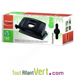 Perforatrice de bureau en plastique recycl� avec r�glette