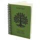 Carnet lign A6  spirale 120 pages recycles, 90g