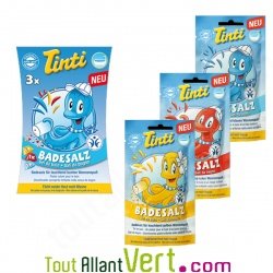 Tinti - Sel de bain colorant bio, 3 couleurs pour enfants
