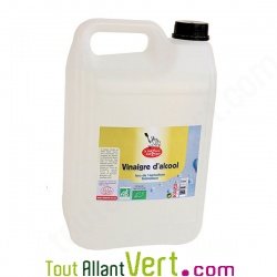 Vinaigre bio d\'alcool certifi� 5 litres 8%