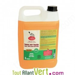 Savon Noir liquide � l\'huile de lin bio 5l nettoyant multi-usages