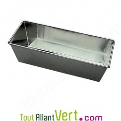 Moule � cake rectangle 27cm, en fer blanc