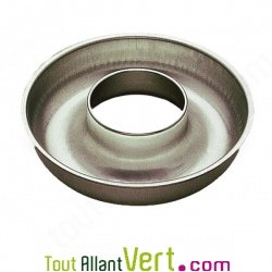 Moule savarin rond 24cm, en fer blanc