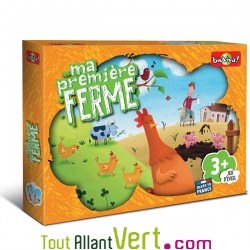 Jeu d\'�veil p�dagogique Ma premi�re ferme au naturel, 3 ans+