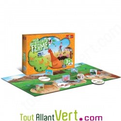 Jeu d\'�veil p�dagogique Ma premi�re ferme au naturel, 3 ans+