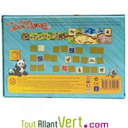 Jeu coop�ratif Zoo Memo, memory coop�ratif, d�s 5 ans