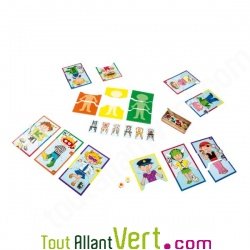 Jeu coop�ratif Parado, jeu rigolo carnaval, d�s 4 ans