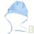 Bonnet b�b� coton bio Bleu 50/56 180g/m2