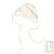 Bonnet b�b� coton bio Blanc 50/56 180g/m2