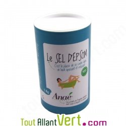 Sels de bain d\'Epsom Relaxant et apaisant, 1Kg