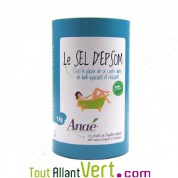 Sels de bain d\'Epsom Relaxant et apaisant, 1Kg