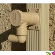 Collecteur d'eau de pluie sans coupe de gouttire rectangulaire Sable