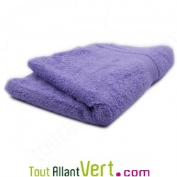 Drap de Bain lavande 70x140cm en �ponge de coton biologique