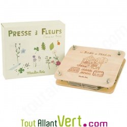 Presse � feuilles et fleurs en bois, Moulin Roty
