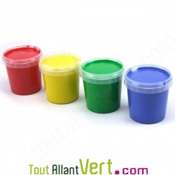 Peinture aux doigts �cologique - 4 couleurs