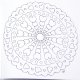 Mandala dtente pour Adultes, coloriage en papier recycl