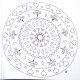 Mandala dtente pour Adultes, coloriage en papier recycl