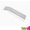 4 Pailles inox 24cm r�utilisables + goupillon
