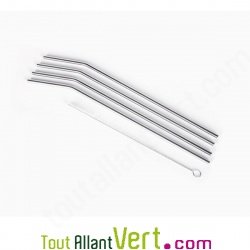 Pailles en inox incurv�es incassable