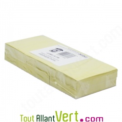 Lot de 6 x Bloc note repositionnable recycl� 100 feuilles 50x40 mm