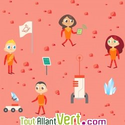 Sac sandwich enfant reutilisable et lavable, orange