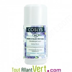 D�odorant bille bio � la pierre d\'alun et Fleur des champs 50 ml