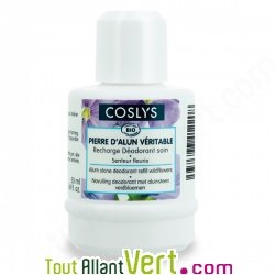 Recharge d�odorant bille bio � la pierre d\'alun et Fleurs de Champs 50 ml