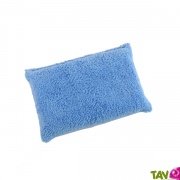 Eponge microfibres bleu pour nettoyage colo 14cm x 10 cm