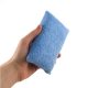 Eponge microfibres bleu pour nettoyage �colo 14cm x 10 cm