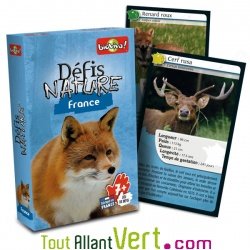 Jeu de cartes D�fis Nature, Les animaux de France, 7 ans +