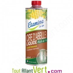 Cire d\'abeille liquide � l\'huile de pin, traitement bois, 500ml