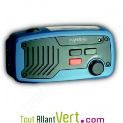 Radio portable lampe solaire et dynamo Power plus
