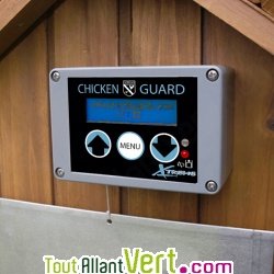 Syst�me ouverture et fermeture porte automatique poulailler Chickenguard Extreme