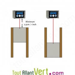 Porte aluminium l�g�re et glissi�res en bois pour releve-porte de poulailler, Chickenguard